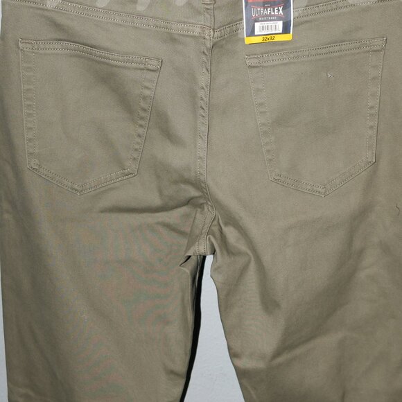 Izod Men’s 5 Pockets Pant -green - Picture 4 of 4